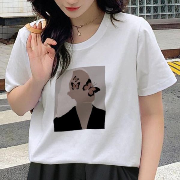 women's t-shirt 2021 summer harajuku t shirts for women funny print painting girl o-neck short sleeve streetwear fashion casual clothin, White
women's t-shirt 2021 summer harajuku t shirts for women funny print painting girl o-neck short sleeve streetwear fashion casual clothin, White