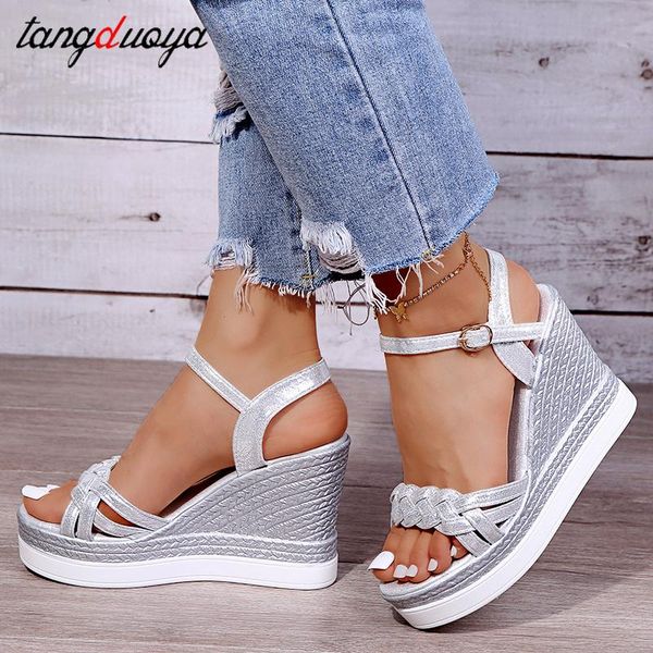 sandals women summer wedge heel platform strap open toe chunky bottom casual shoes 2021 gold silver pink 10cm, Black
sandals women summer wedge heel platform strap open toe chunky bottom casual shoes 2021 gold silver pink 10cm, Black