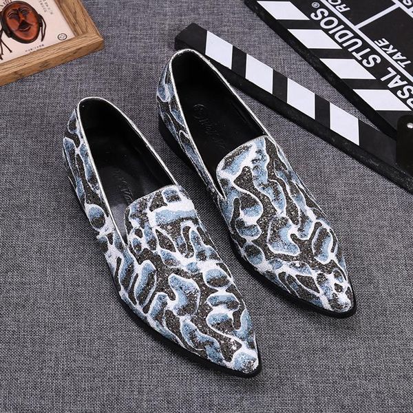 dress shoes arrival high fashion sequined oxfords slip on real leather flat men stage shoe party big46, Black
dress shoes arrival high fashion sequined oxfords slip on real leather flat men stage shoe party big46, Black