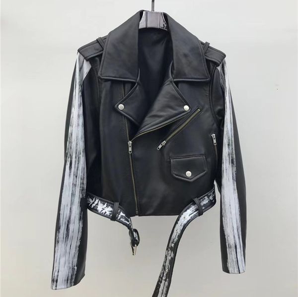 women's jackets autumn women soft sheepskin coats lady black graffiti alphabet print motorcycle streetwear 9mar, Black;brown
women's jackets autumn women soft sheepskin coats lady black graffiti alphabet print motorcycle streetwear 9mar, Black;brown
