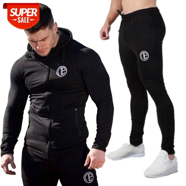 2020 New Men Set cotton Autumn Spring Sporting Suit Zipper Sweatshirt +Sweatpants 2 Pieces Running suit Slim Male Tracksuit #7V28, Gray
2020 New Men Set cotton Autumn Spring Sporting Suit Zipper Sweatshirt +Sweatpants 2 Pieces Running suit Slim Male Tracksuit #7V28, Gray