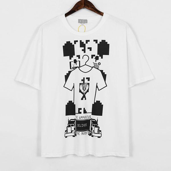 men's t-shirts cavempt ce retro t-shirt loose niche digital hanger truck head printing short-sleeved summer style, White;black
men's t-shirts cavempt ce retro t-shirt loose niche digital hanger truck head printing short-sleeved summer style, White;black