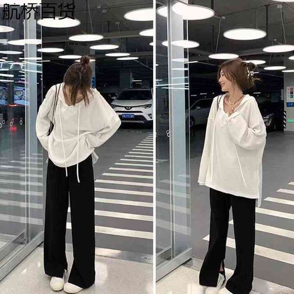 grey sweater autumn fashion casual suit women's 2021 new korean version lazy style loose and thin hooded, Gray
grey sweater autumn fashion casual suit women's 2021 new korean version lazy style loose and thin hooded, Gray