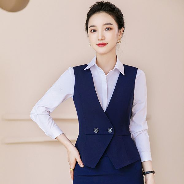 2021 suit autumn and winter profsional wear waistcoat women's formal drs office clerk front dk, Black;white
2021 suit autumn and winter profsional wear waistcoat women's formal drs office clerk front dk, Black;white