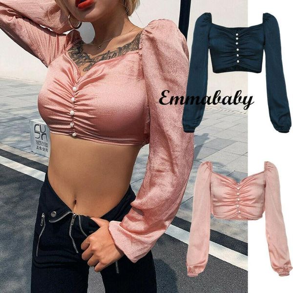women's blouses & shirts 2021 summer women off-shoulder crop fashion long sleeve shirt t-shirt, White
women's blouses & shirts 2021 summer women off-shoulder crop fashion long sleeve shirt t-shirt, White