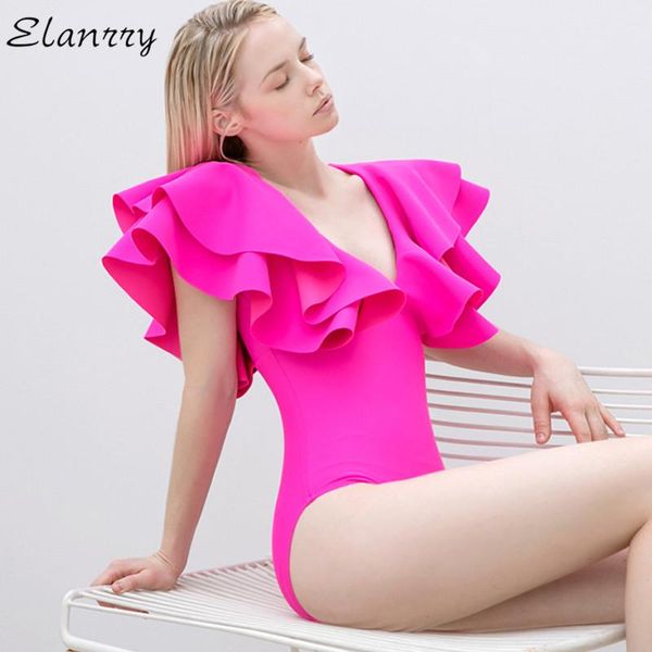 2021 women one piece swimsuit flouching swimwear vintage bathing suit monokini deep v solid beach bodysuit maillot de bain
2021 women one piece swimsuit flouching swimwear vintage bathing suit monokini deep v solid beach bodysuit maillot de bain