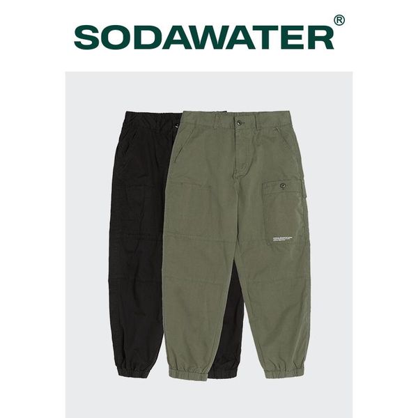 men's pants sodawater 2021 fashion cargo men loose track joggers multi-pockets hip hop streetwear 100% cotton trousers male, Black
men's pants sodawater 2021 fashion cargo men loose track joggers multi-pockets hip hop streetwear 100% cotton trousers male, Black