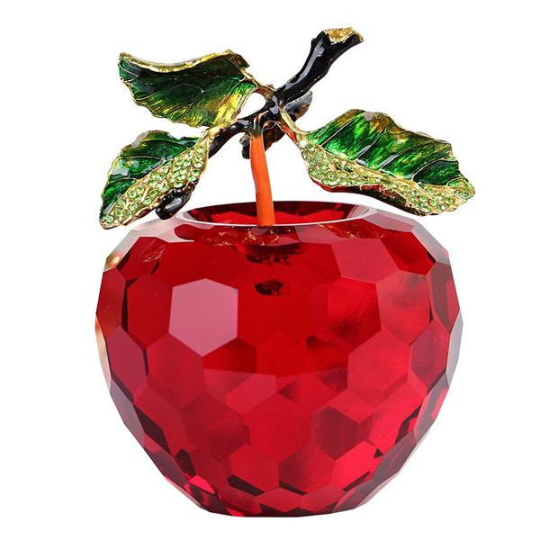 decorative objects & figurines 80mm crystal christams apple paperweight glass fruit crafts gifts art&collection souvenir home wedding decora
decorative objects & figurines 80mm crystal christams apple paperweight glass fruit crafts gifts art&collection souvenir home wedding decora
