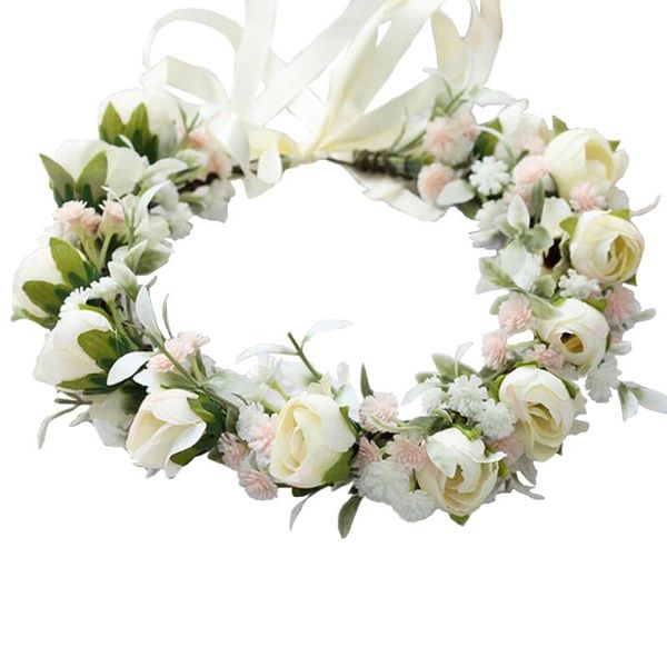 decorative flowers & wreaths corolla wedding wreath sweet simulation rose hair floral garland travelling bridesmaid beige festival headband
decorative flowers & wreaths corolla wedding wreath sweet simulation rose hair floral garland travelling bridesmaid beige festival headband