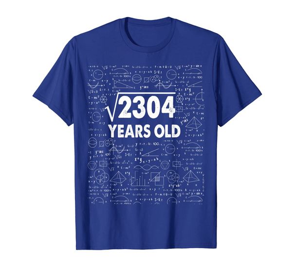 square root of 2304: 48th birthday 48 years old t-shirt math, White;black
square root of 2304: 48th birthday 48 years old t-shirt math, White;black