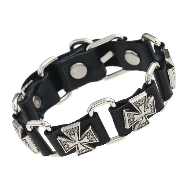bangles bracelet jewelry trend punk style connection cowhide personality street cross leather, Black
bangles bracelet jewelry trend punk style connection cowhide personality street cross leather, Black