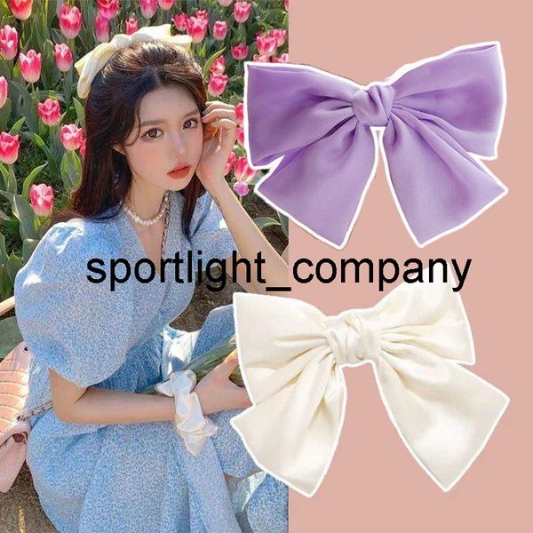 high quatity solid color big bow hairpins for girl popular hair clip for women sweet two-layer satin hairgrip hair accessories, Slivery;white
high quatity solid color big bow hairpins for girl popular hair clip for women sweet two-layer satin hairgrip hair accessories, Slivery;white