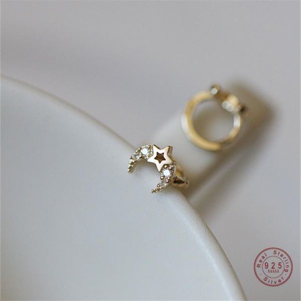 stud 925 sterling silver plating 14k gold korean creative pavé crystal star ear bone buckle earrings women simple jewelry gift, Golden;silver
stud 925 sterling silver plating 14k gold korean creative pavé crystal star ear bone buckle earrings women simple jewelry gift, Golden;silver