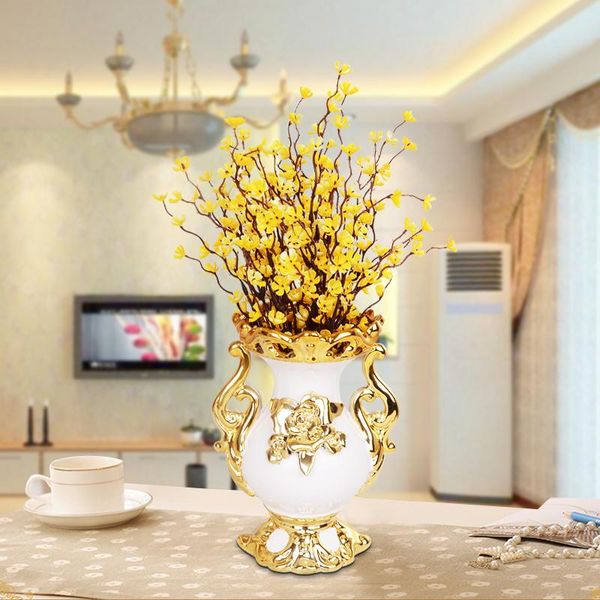 ceramic vase decoration living room flower pot arrangement home white ceramics dried flowers planter creative decoration
ceramic vase decoration living room flower pot arrangement home white ceramics dried flowers planter creative decoration