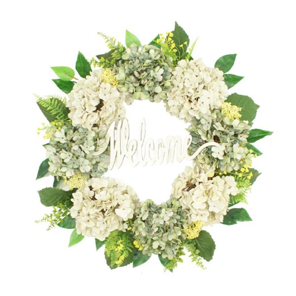 decorative flowers & wreaths hydrangea front door wreath artificial flower festival supplies vintage green 55cm antique wall hanging garland
decorative flowers & wreaths hydrangea front door wreath artificial flower festival supplies vintage green 55cm antique wall hanging garland