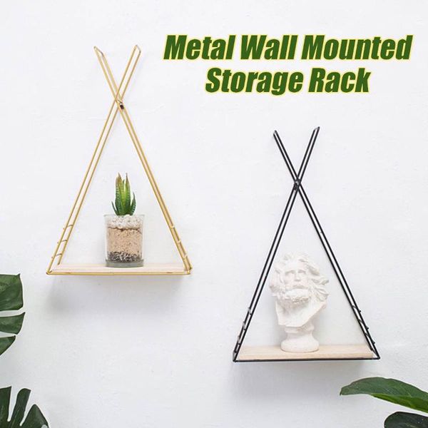 hooks & rails metal wall-mounted hanging triangle shelf wall trigon storage book display rack for home room diy decor gold black
hooks & rails metal wall-mounted hanging triangle shelf wall trigon storage book display rack for home room diy decor gold black