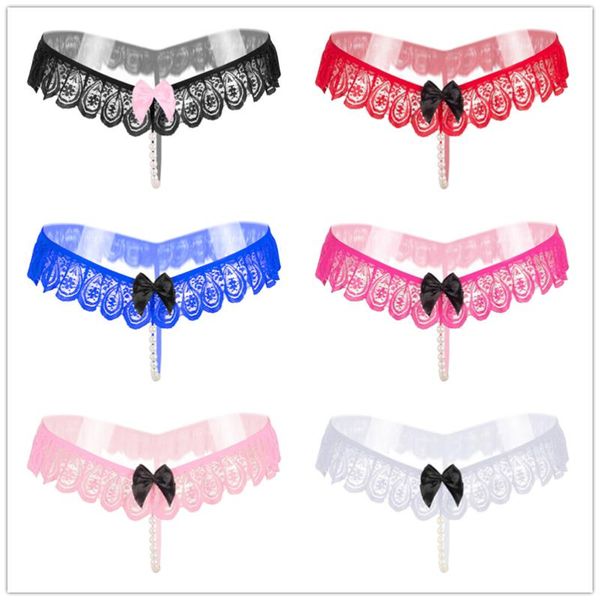 women's panties women bowtie female underwear imitation pearl massage lace openhong ladies low waist transparent briefs, Black;pink
women's panties women bowtie female underwear imitation pearl massage lace openhong ladies low waist transparent briefs, Black;pink