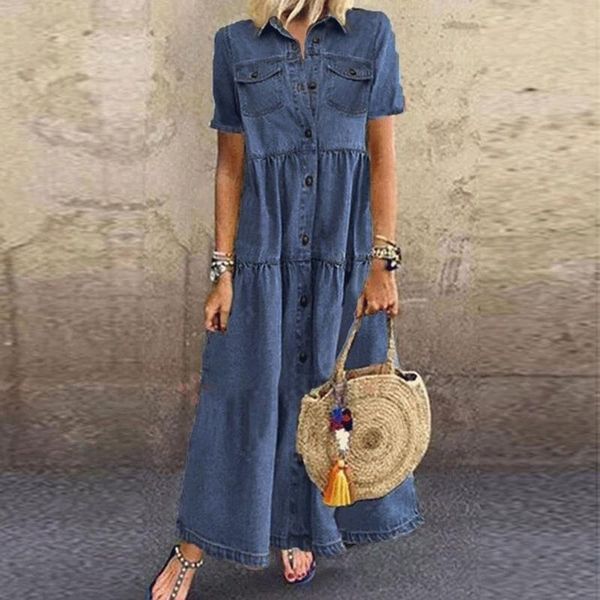 casual dresses women elegant beach dress button up shirt print split lapel neck short sleeve patchwork female party robe, Black;gray
casual dresses women elegant beach dress button up shirt print split lapel neck short sleeve patchwork female party robe, Black;gray