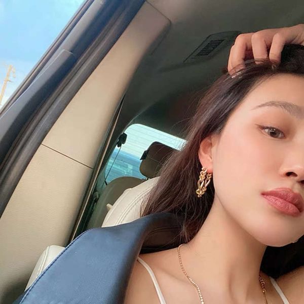 hbp new fashion simple long metal chain earrings for women, Silver
hbp new fashion simple long metal chain earrings for women, Silver