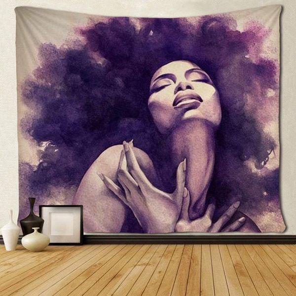 tapestries african american women lady wall art hippie bedroom living room dorm hanging
tapestries african american women lady wall art hippie bedroom living room dorm hanging