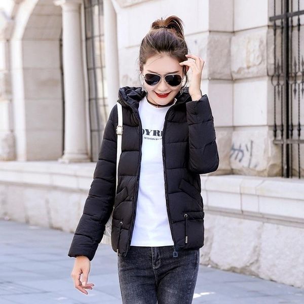 women's down & parkas vogue nice winter jacket women warm clothes cotton parka padded hooded coat turtleneck female overcoat casual wom, Black
women's down & parkas vogue nice winter jacket women warm clothes cotton parka padded hooded coat turtleneck female overcoat casual wom, Black