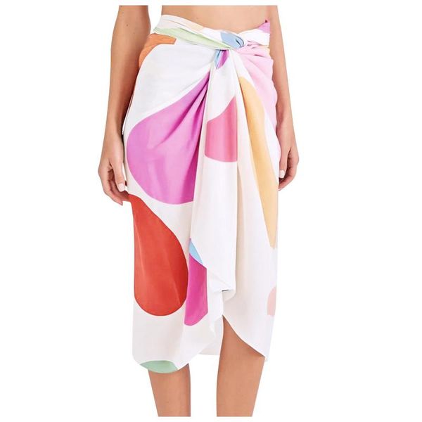 women's swimwear 2021 boho fashion womens prints swimsuit sunscreen shirt chiffon beach dress half skirt for women summer cover, White;black
women's swimwear 2021 boho fashion womens prints swimsuit sunscreen shirt chiffon beach dress half skirt for women summer cover, White;black