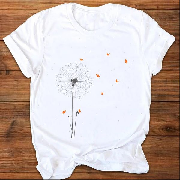 women graphic dandelion printing fashion short sleeve ladies printing print clothes lady tees female t shirt womens t shirt, White
women graphic dandelion printing fashion short sleeve ladies printing print clothes lady tees female t shirt womens t shirt, White