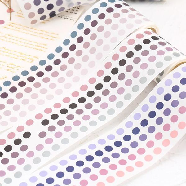 gift wrap 1roll morandi color polka dot hand account tape material paper decorative marking stickers envelope sealing sticker
gift wrap 1roll morandi color polka dot hand account tape material paper decorative marking stickers envelope sealing sticker