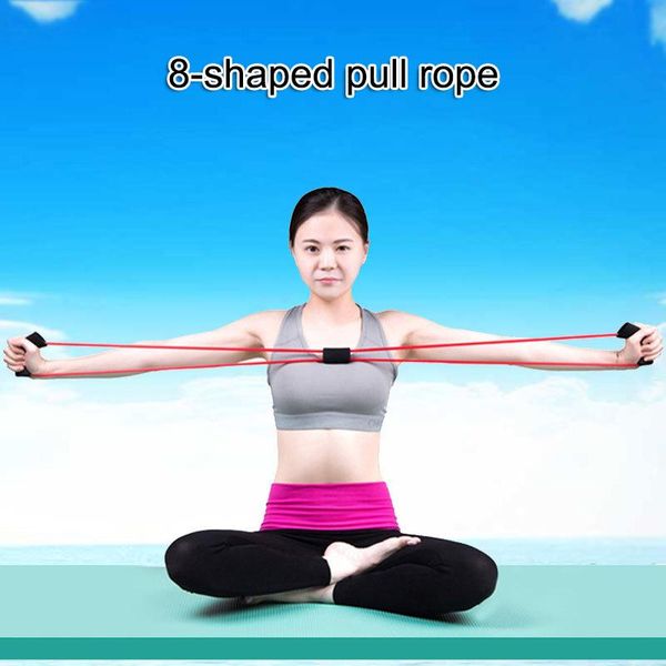 new resistance bands chest expander rope 8 word elastic for yoga muscle fitness exercise
new resistance bands chest expander rope 8 word elastic for yoga muscle fitness exercise