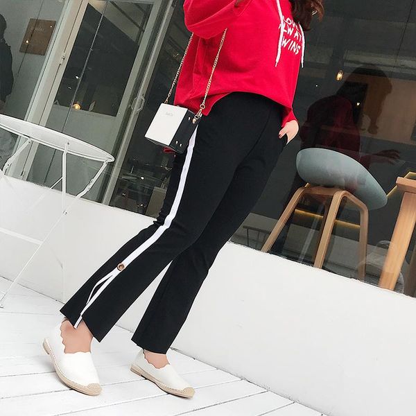 women's pants & capris big size women 4xl flare 2021 slim high waist trousers plus ladies clothing xxl patchwork xxxl, Black;white
women's pants & capris big size women 4xl flare 2021 slim high waist trousers plus ladies clothing xxl patchwork xxxl, Black;white