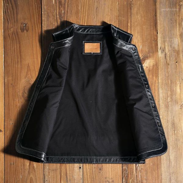 men's leather & faux 2021 black casual genuine vest men japan retro style plus size 5xl real natural cowhide summer slim fit short coat
men's leather & faux 2021 black casual genuine vest men japan retro style plus size 5xl real natural cowhide summer slim fit short coat