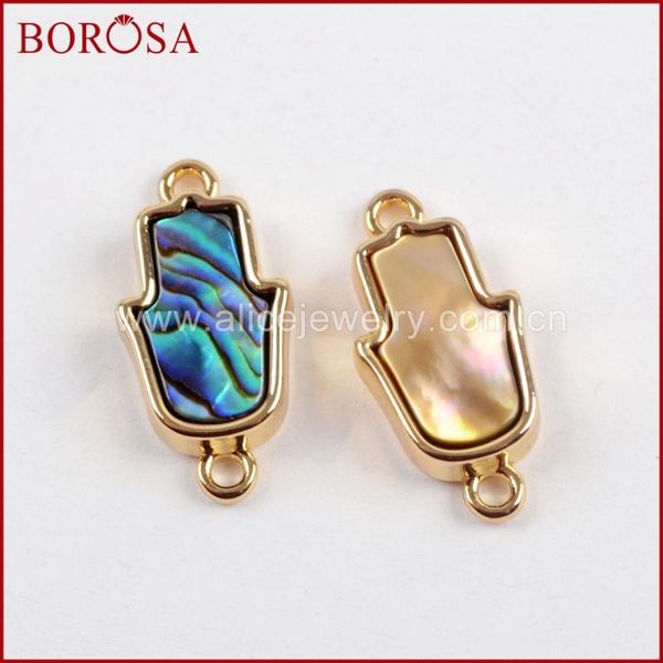 pendants borosa 20pcs hamsa hand natural shell gold bezel connectors abalone copper double charms for diy jewelry wx1006, Black
pendants borosa 20pcs hamsa hand natural shell gold bezel connectors abalone copper double charms for diy jewelry wx1006, Black