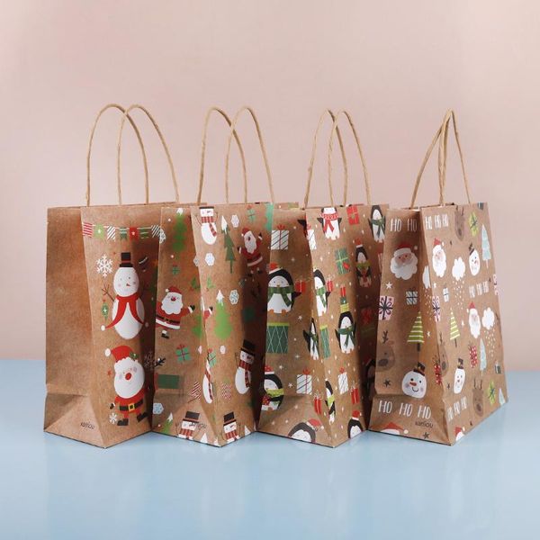 christmas decorations 12pcs kraft paper gift bags festival exquisite and durable tree santa snowman creative patterns
christmas decorations 12pcs kraft paper gift bags festival exquisite and durable tree santa snowman creative patterns