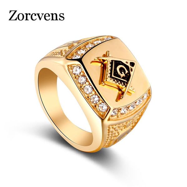cluster rings modyle masonic signet stainless steel crystal bling gold ring for men hip hop jewelry, Golden;silver
cluster rings modyle masonic signet stainless steel crystal bling gold ring for men hip hop jewelry, Golden;silver