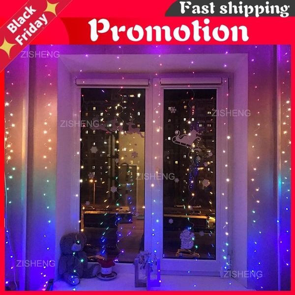 strings 3x2.8m rainbow colorful leds curtain string light led christmas garland party patio window decor fairy lights xmas wedding
strings 3x2.8m rainbow colorful leds curtain string light led christmas garland party patio window decor fairy lights xmas wedding