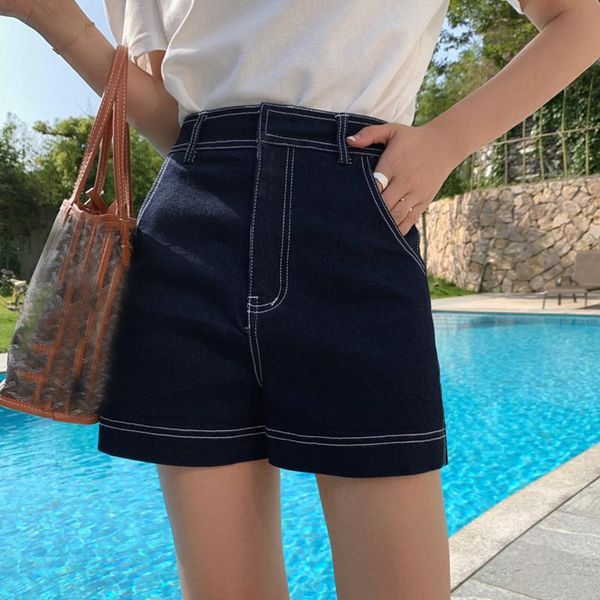 women's jeans women summer casual black white wide leg short ins denim high waist with pockets fashion korean loose shorts, Blue
women's jeans women summer casual black white wide leg short ins denim high waist with pockets fashion korean loose shorts, Blue
