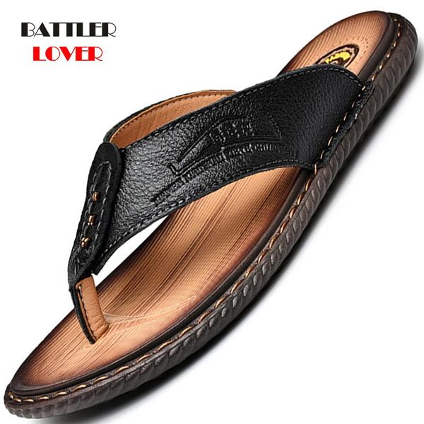 slippers fashion genuine leather men flip flop outdoor waterproof beach sandals male summer zapatos de hombre brown, Black
slippers fashion genuine leather men flip flop outdoor waterproof beach sandals male summer zapatos de hombre brown, Black
