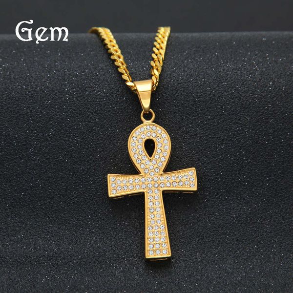 hip hop men's jewelry stainless steel anher life key pendant color protection vacuum gold plated ankh pendant, Silver
hip hop men's jewelry stainless steel anher life key pendant color protection vacuum gold plated ankh pendant, Silver