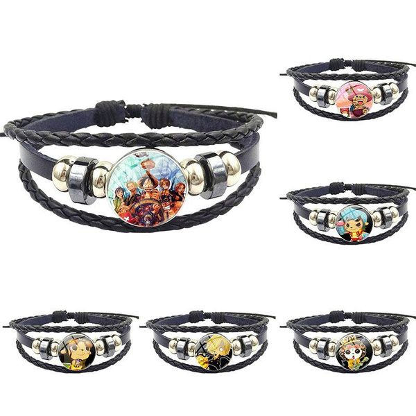 charm bracelets for schoolgirl maxi fashion glass black leather bracelet bangle jewelry the straw hat pirates monkey d luffy, Golden;silver
charm bracelets for schoolgirl maxi fashion glass black leather bracelet bangle jewelry the straw hat pirates monkey d luffy, Golden;silver