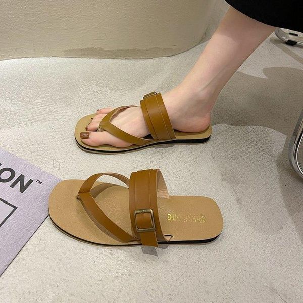 slippers women wearing flip-flops 2021 summer korean version of casual flat beach shoes ins, Black
slippers women wearing flip-flops 2021 summer korean version of casual flat beach shoes ins, Black