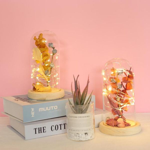glass cover night light artificial leaf branch in glass lamp night light christmas valentine's day gift home decoration#g30
glass cover night light artificial leaf branch in glass lamp night light christmas valentine's day gift home decoration#g30