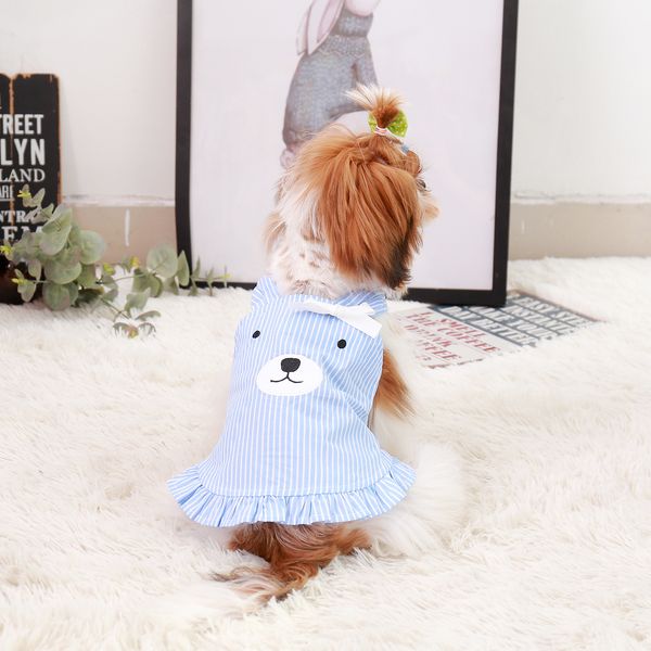 2021 style selling dog clothing autumn new striped skirt teddy pet clothing factory directly supply
2021 style selling dog clothing autumn new striped skirt teddy pet clothing factory directly supply