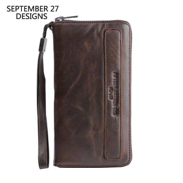 wallets men's long wallet luxury handmade male phone genuine leather retro coin purses vintage women clutch, Red;black
wallets men's long wallet luxury handmade male phone genuine leather retro coin purses vintage women clutch, Red;black