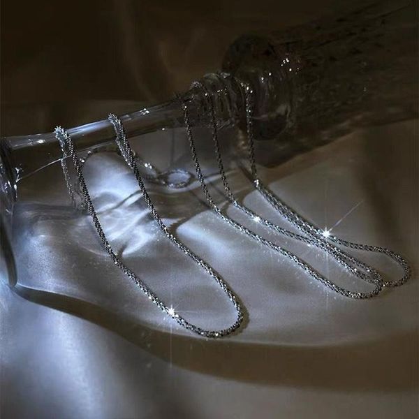 chains fashion shiny wave multi layer necklaces women vintage french romantic style clavicle chain design simple jewelry bijoux femme, Silver
chains fashion shiny wave multi layer necklaces women vintage french romantic style clavicle chain design simple jewelry bijoux femme, Silver