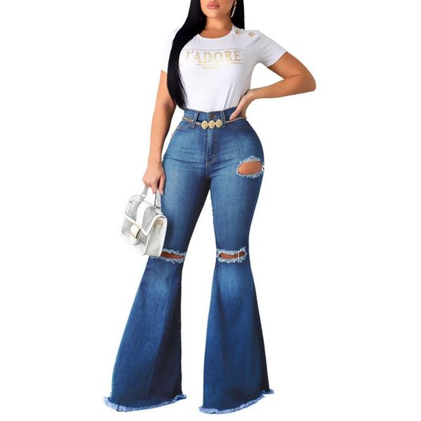 women's jeans plus size ripped for women distressed cotton zipper pockets hole skinny mom fashion, Blue
women's jeans plus size ripped for women distressed cotton zipper pockets hole skinny mom fashion, Blue