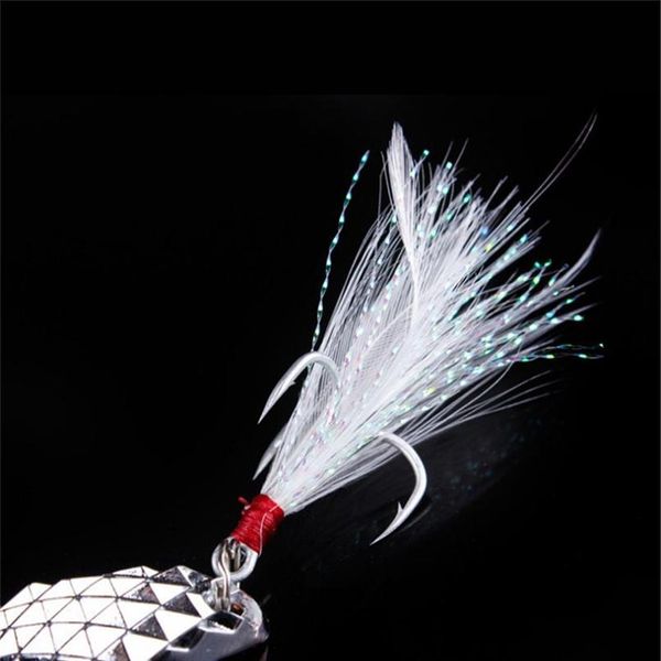 1pcs metal spoon fishing lure 7g 10g 15g 20g silver gold sequins with feather treble hook artificial hard bait fishin jllvuj
1pcs metal spoon fishing lure 7g 10g 15g 20g silver gold sequins with feather treble hook artificial hard bait fishin jllvuj