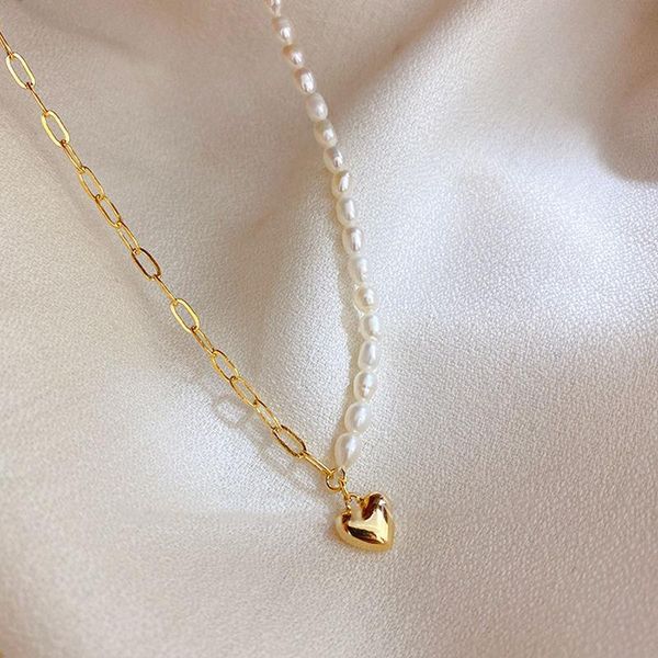 pendant necklaces lovelink vintage metal choker for women fashion summer white imitation pearl trend elegant wedding jewelry, Silver
pendant necklaces lovelink vintage metal choker for women fashion summer white imitation pearl trend elegant wedding jewelry, Silver