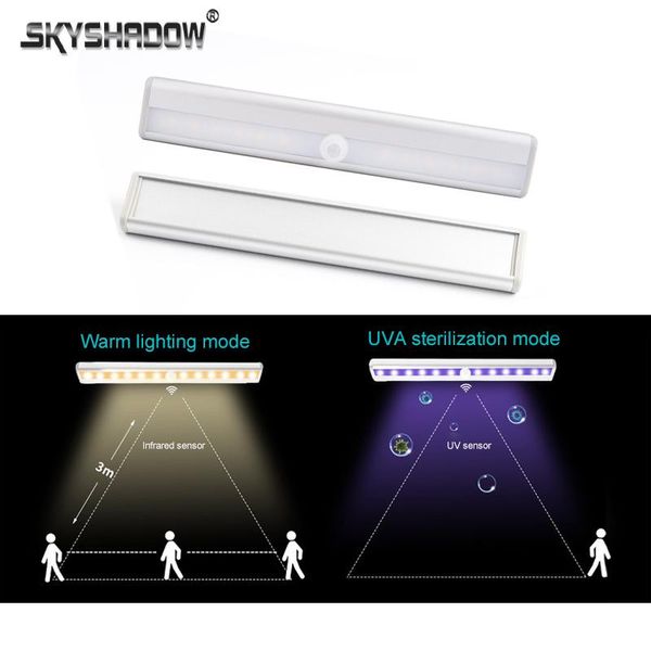 motion sensor led kitchen under cabinet light night light uva sterilization for home wardrobe closet toilet indoor wall lighting
motion sensor led kitchen under cabinet light night light uva sterilization for home wardrobe closet toilet indoor wall lighting