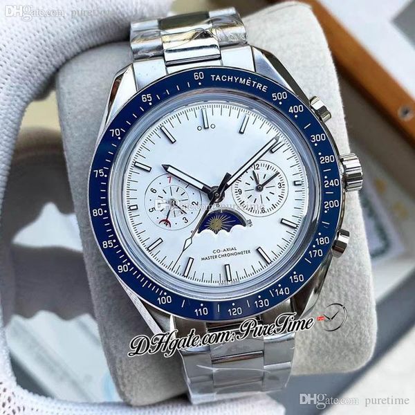 42mm moonwatch miyota automatic mens watch blue bezel white dial stick markers moon phase stainless steel bracelet 7 styles watches puretime, Slivery;brown
42mm moonwatch miyota automatic mens watch blue bezel white dial stick markers moon phase stainless steel bracelet 7 styles watches puretime, Slivery;brown