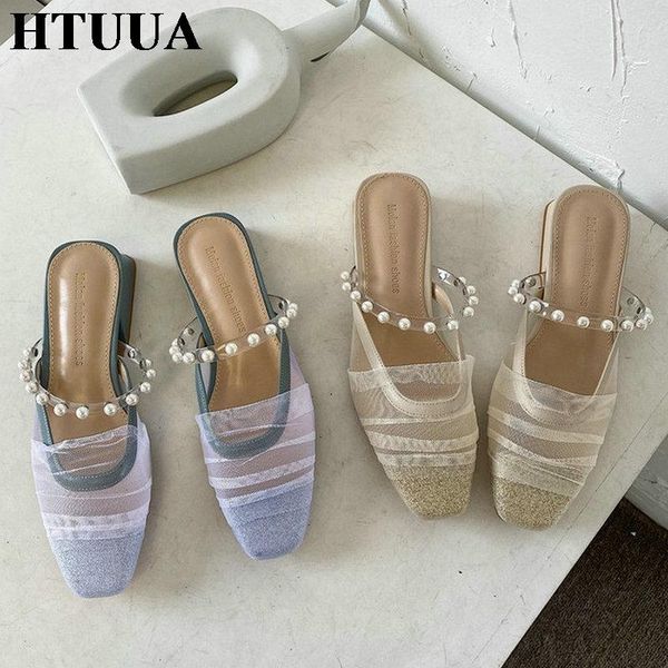 slippers htuua women close toe fashion string bead slip on square mules shoes woman summer outdoor low heel slides sx4171, Black
slippers htuua women close toe fashion string bead slip on square mules shoes woman summer outdoor low heel slides sx4171, Black
